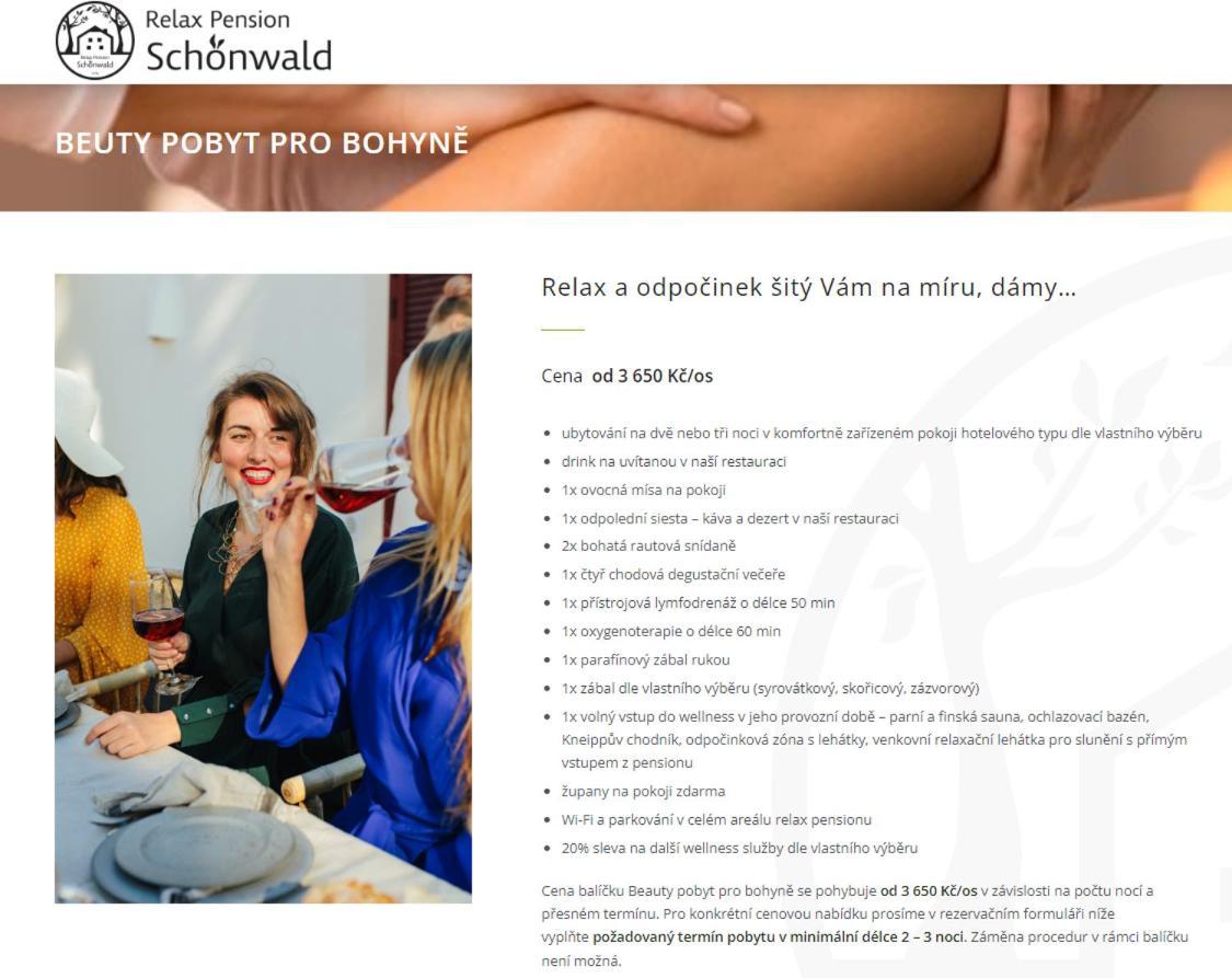 Relax Pension Schonwald Budisov nad Budisovkou Eksteriør billede